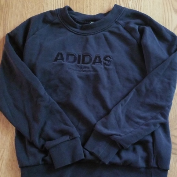 adidas Tops - Navy blue Adidas sweatshirt